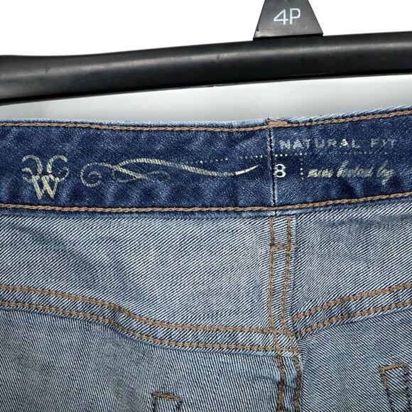 Coldwater Creek Jeans Womens 8 Bootcut Leg Natural Fit Blue Stretch Denim - Picture 10 of 12